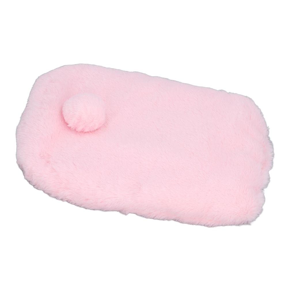 Pluszowa podkładka dla zwierząt Miękka przyjazna dla skóry Ciepła mata dla psa Duża Bezpieczne legowisko dla kota Mata do spania Relaksu Zabawy Różowa S