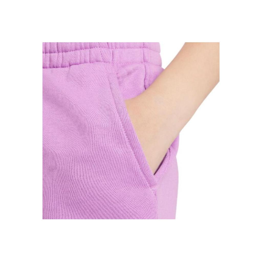 Nike Solid Color Star Embroidery Elastic Waist Knitted Sports Pants Kids bottoms Purple FD3031-532