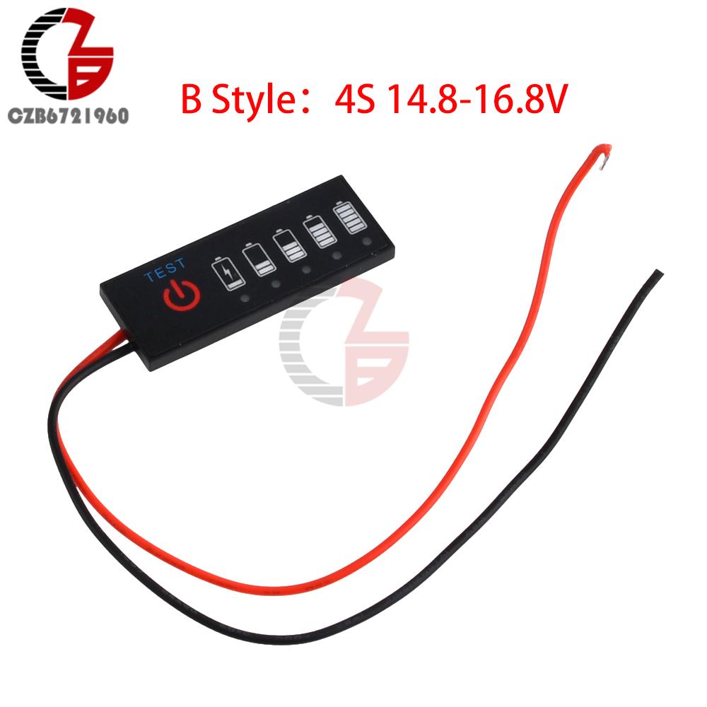 1-7S 18650 Lithium Battery Pack Power Indicator 5S 18/21V Battery Level Indicator Capacity Tester Power Percentage Display Board
