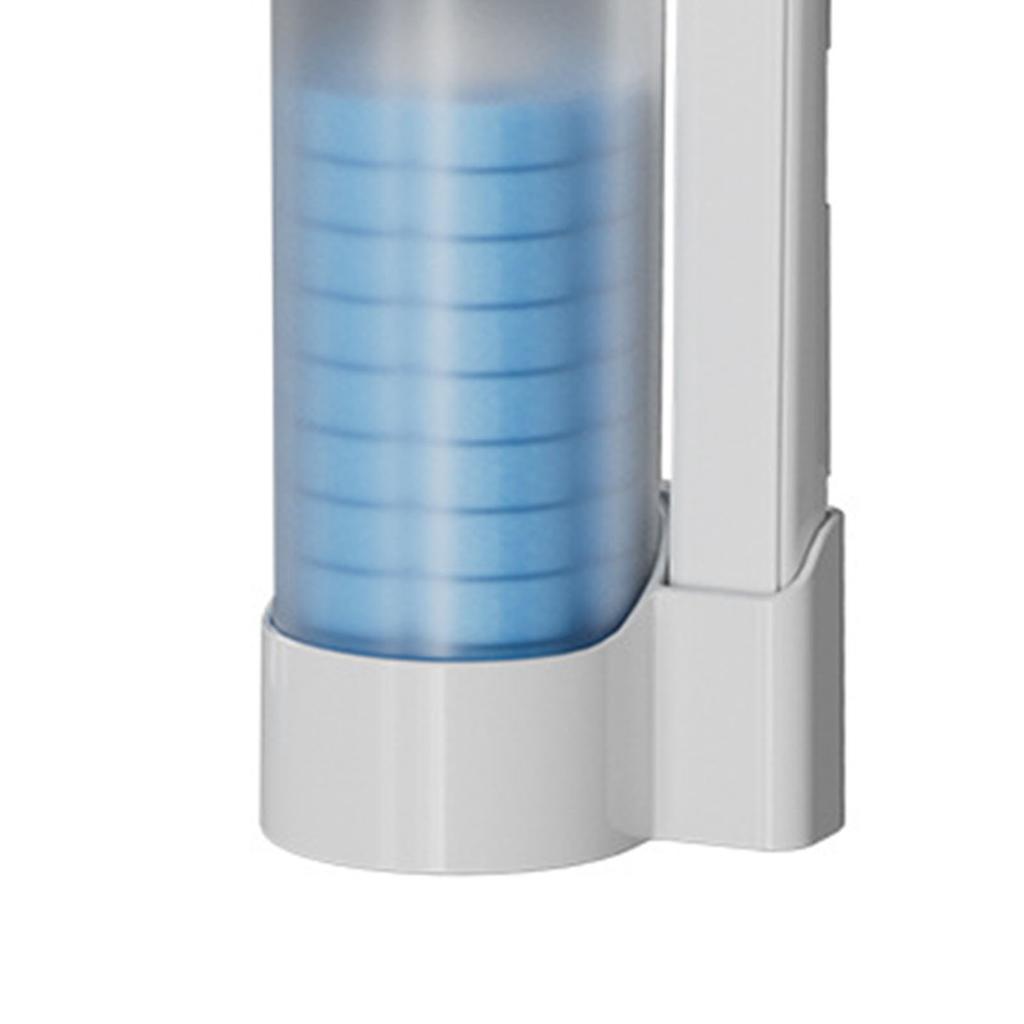 Disposable Toilet Brush Set Remove Stains Toilet Cleansing Brush with 6 Replaceable Dissolving Brush Head