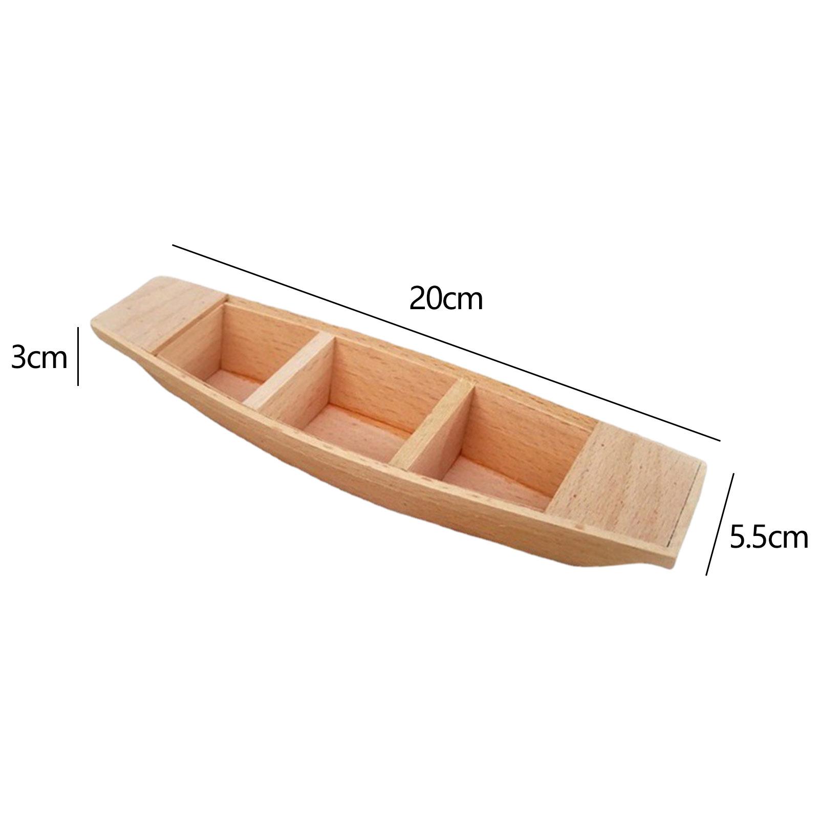 

Wooden Boat Home Statue Gifts Boat Decoration for Tabletop Living Room Wooden Boat Ornaments Ship Model Home Decor