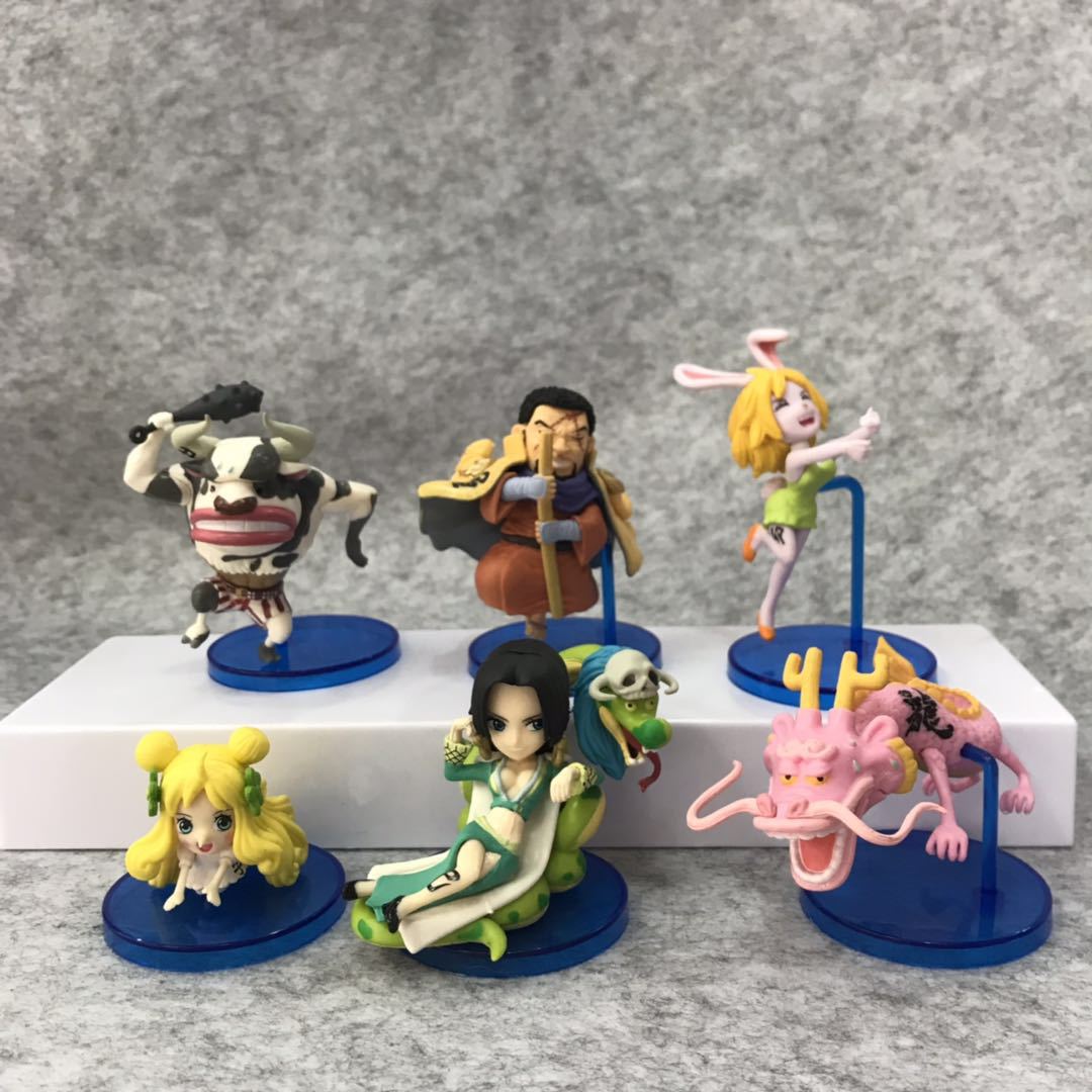 

6Pcs Anime One Piece Luffy Action Figure Sabo Boa Hancock PVC Model Statue Collection Decoration Toy Gift
