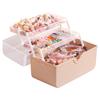 Children's Hair Accessories Storage Box Baby Head Rope Hairpin Rubber Band Head Jewelry Organizer Cute Girl Jewelry Box