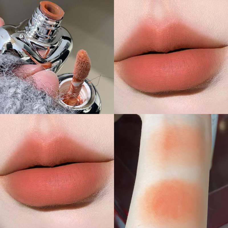 HERORANGE Fall/Winter Matte Lip Glaze: Smooth, Natural, Easy-Apply, Silk Finish for Bare Lips.