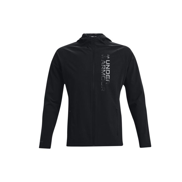

Under Armour Out The Storm Waterproof Lightweight Woven Running Jacket Men Black 1361502-001 M