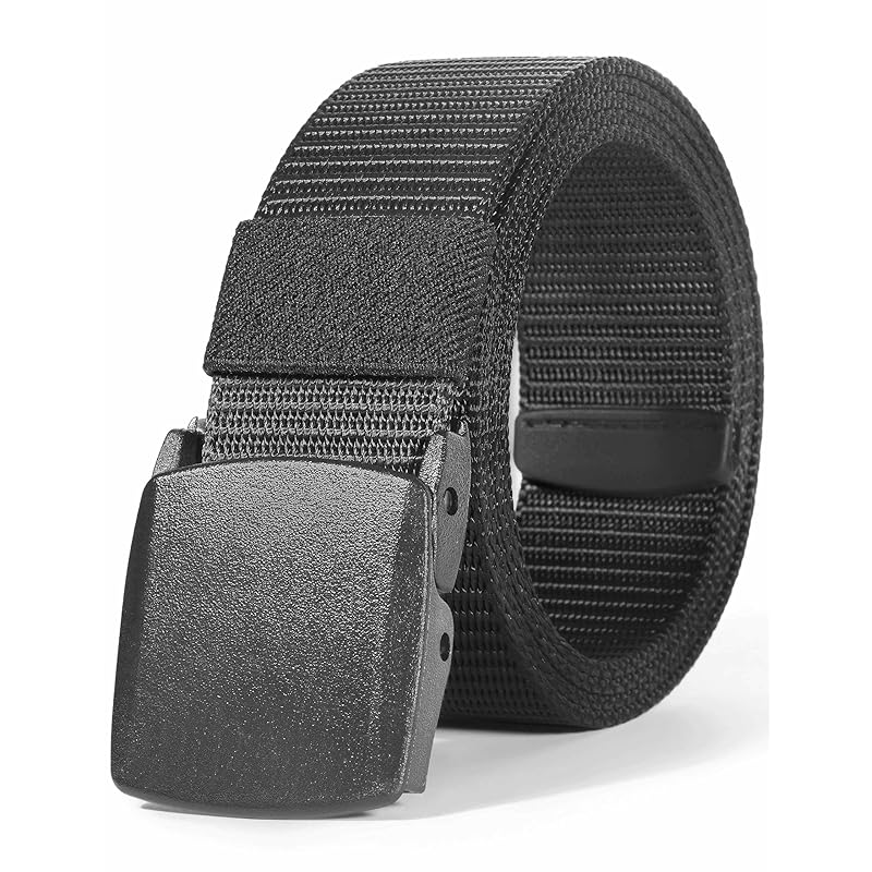 

[YIVU] Men s belt, men s work belt, adjustable length, for work, lightweight, durable, non-porous casual men s nylon belt, suitable for any outfit.