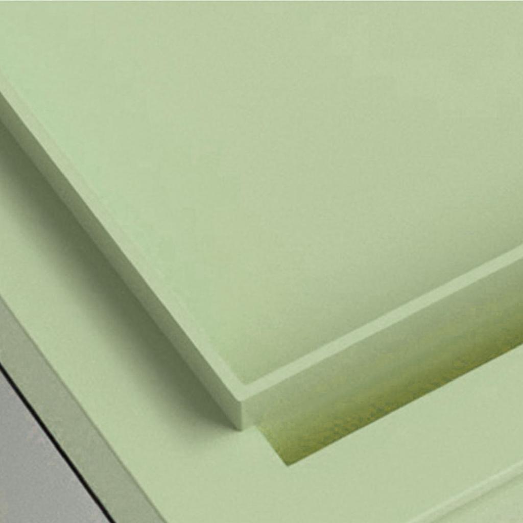 Organizzatore per Figure Desktop Bambole Vetrina Acrilica Alta Trasparenza Sigillata Antipolvere Vetrina Verde Chiaro