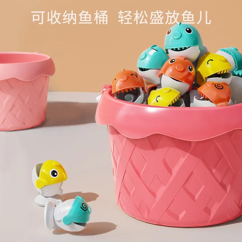 Kids Fishing Play for Children Electric Fishing Toy Have Music Spinning Game Fish Rod Education Baby 3 Year Gifts