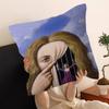 Surrealismo Rene Magritte Opera d'Arte Classica Immagine Personalizzata Testo Cuscini Decorativi per la Casa Regali per la Casa 45x45cm