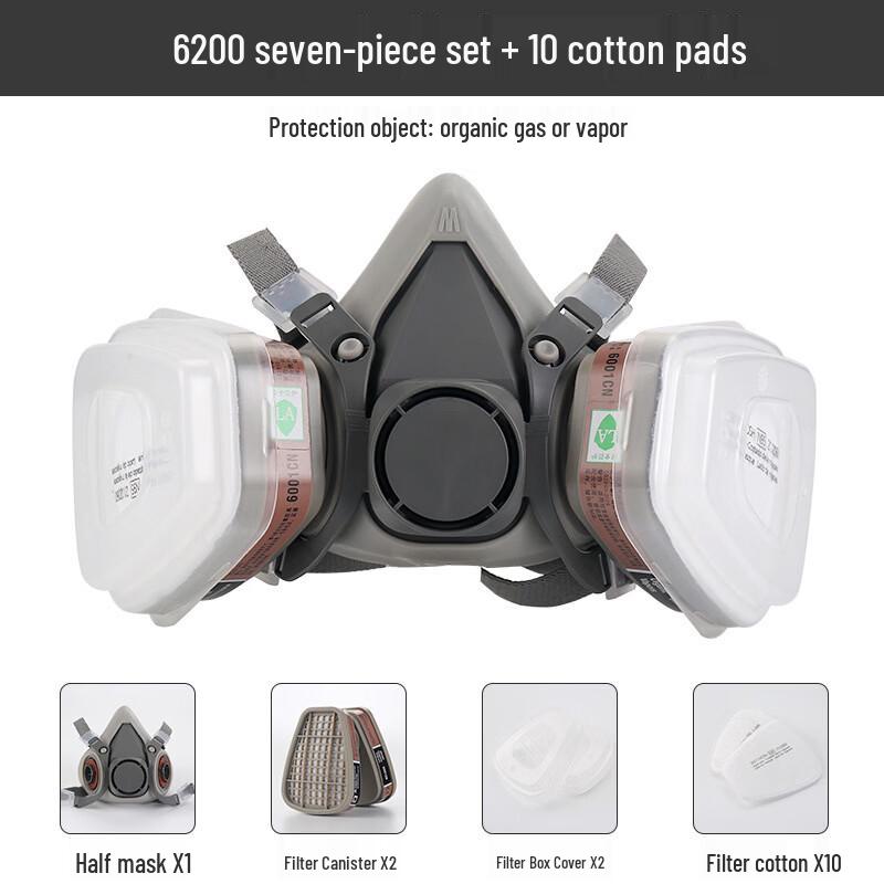 DAXTE Industrial Full-Face Respirator