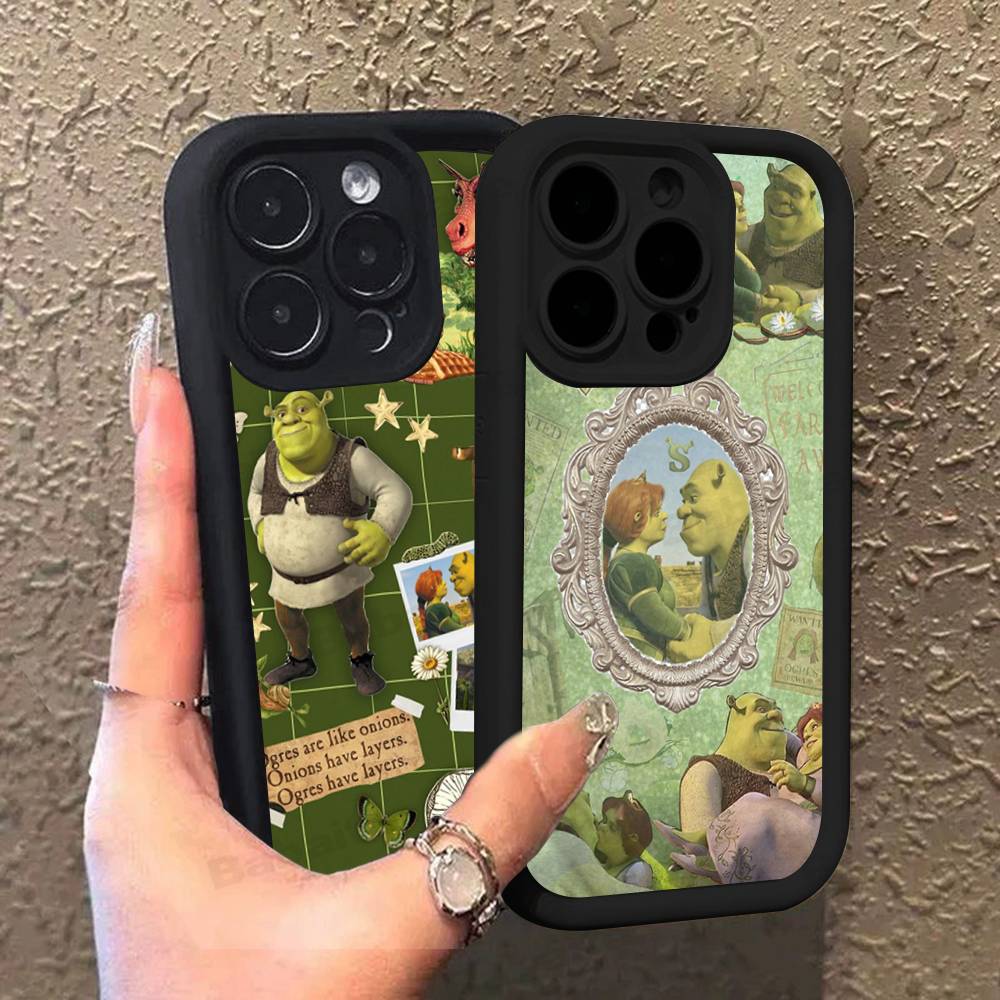Classic Movie S-Shrek Phone Case For IPhone 11 12 13 16 15 17 14 Pro Max Soft Funda Silicone Cover