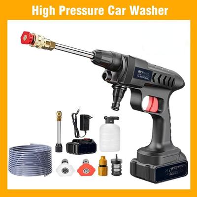 Wireless High Pressure Car Wash Washer Gun 300w Foam Generator Water Gun Spray Cleaner Car Washing Machine