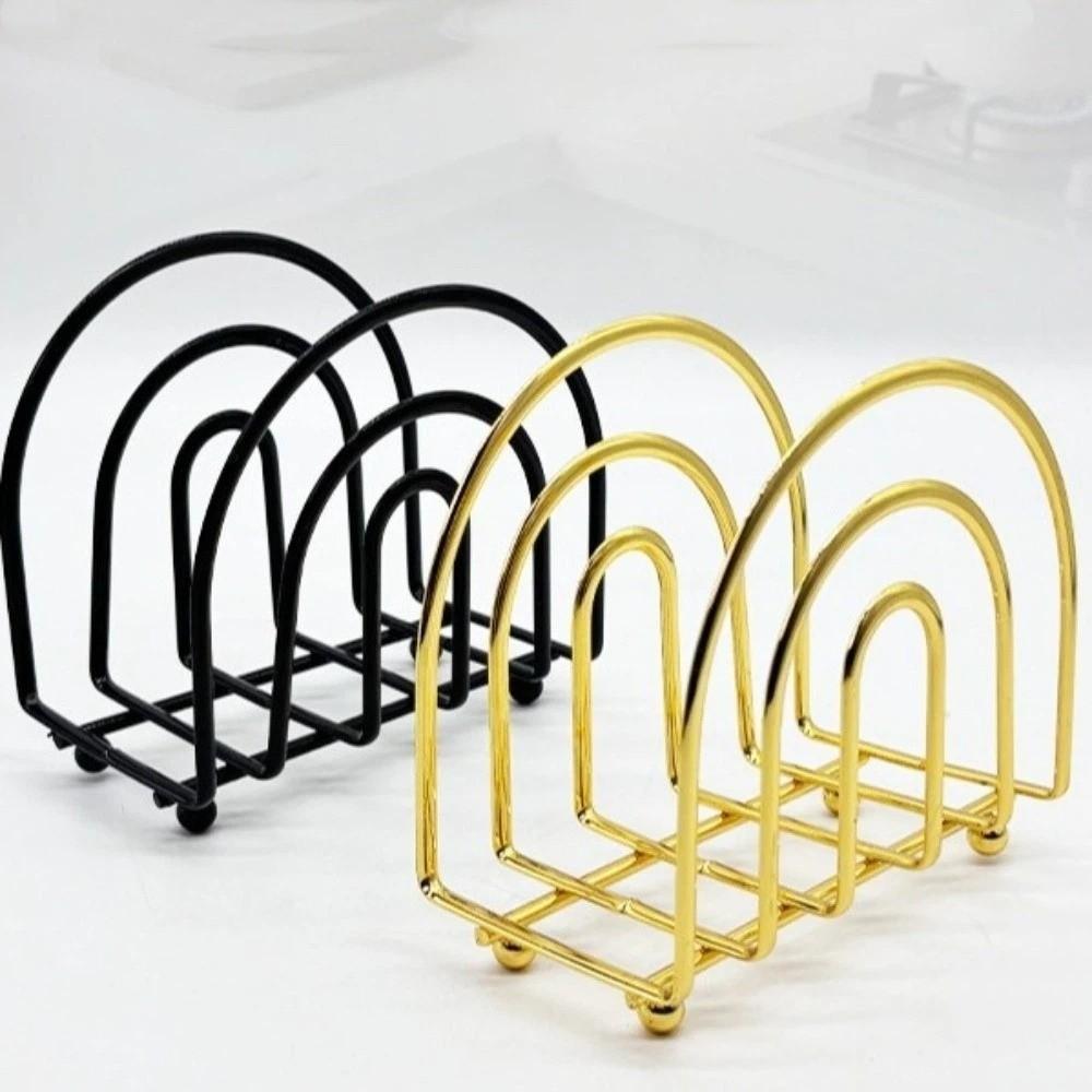 Hollow Tissue Paper Storage Rack Metal Tissue Dispenser Modern Design Napkin Holder  Restaurant