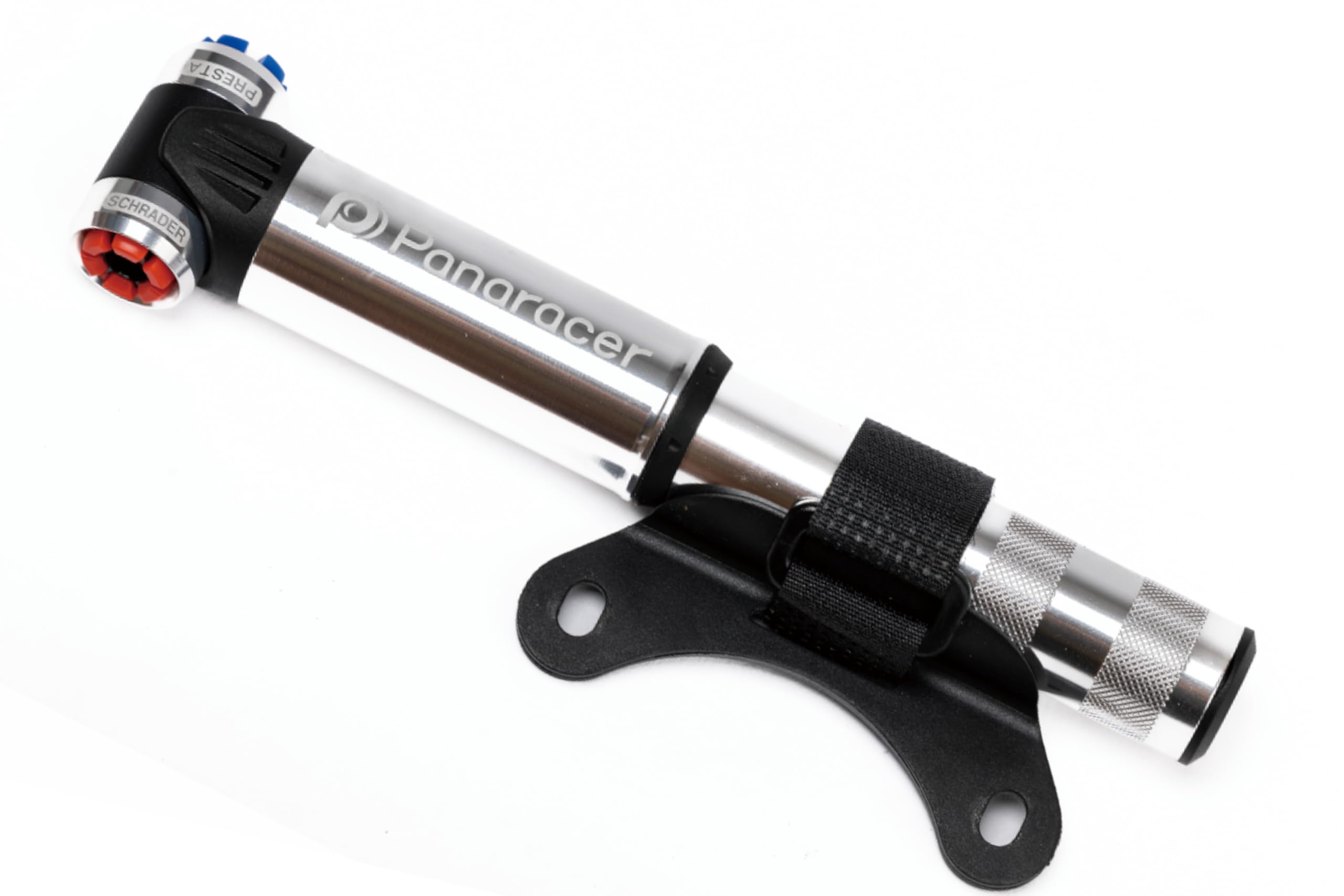 

Panaracer Велосипедный насос, Установка одним касанием, Портативный, Совместимый с американским/французским типом ниппеля, Серебристый, Легкий, BMP-22AEZ-S