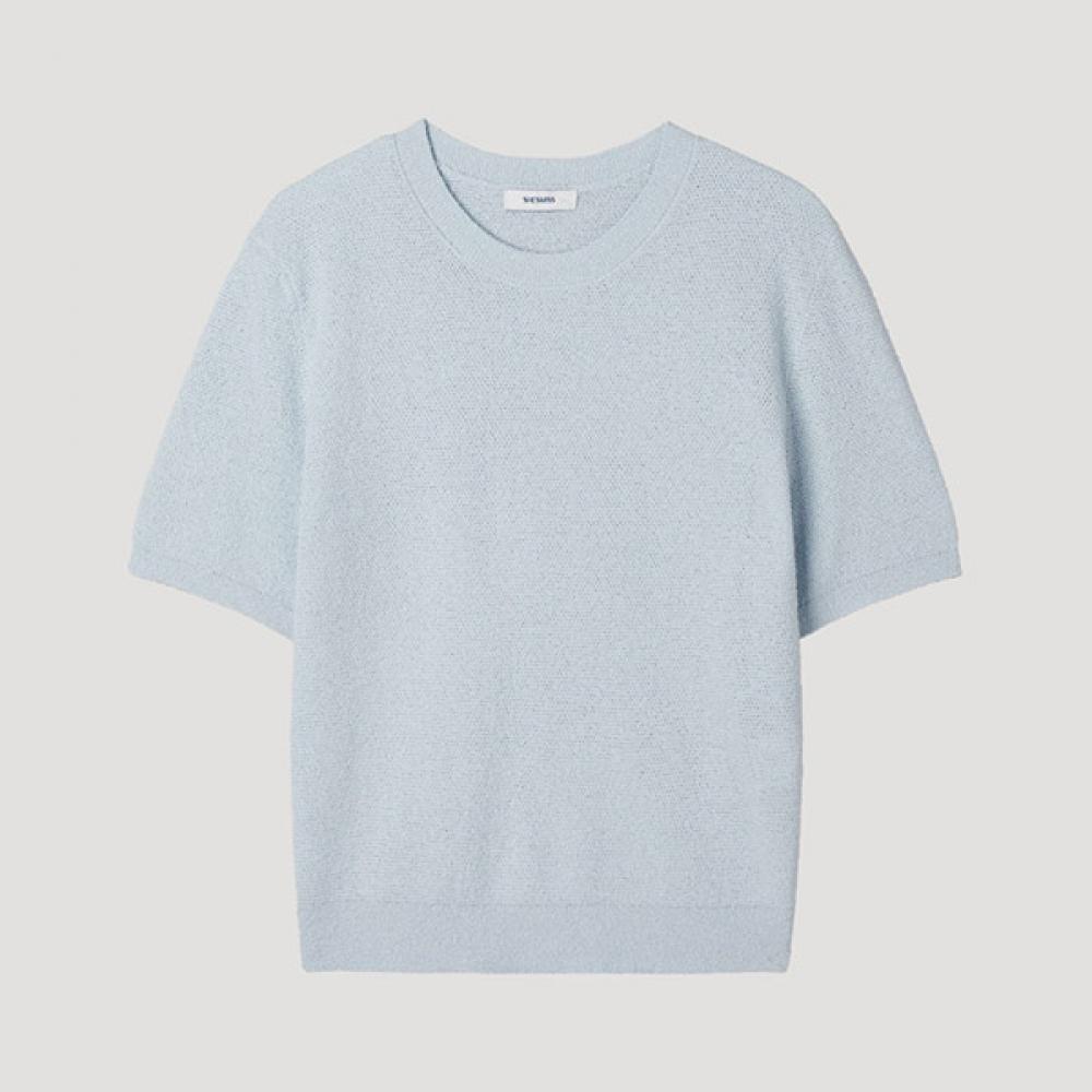 

[She S miSS] baSic Half Sleeve Knit SSkpop22150 Ll light blue/55