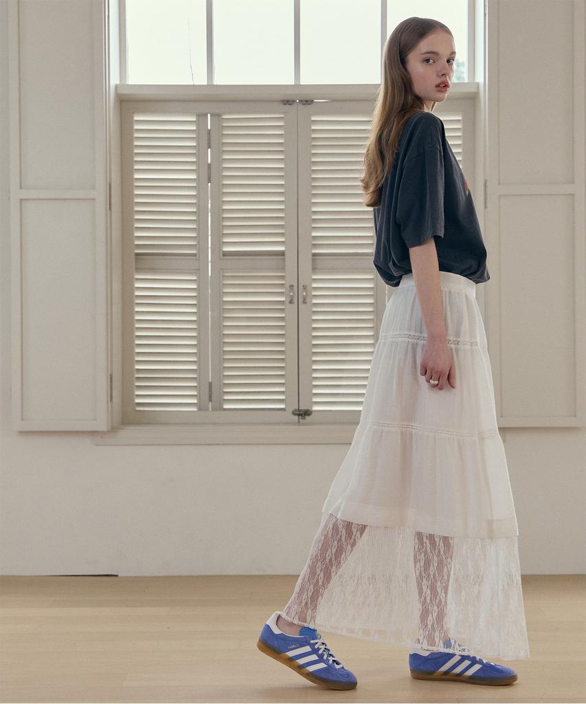 Jucy Judy Lace Tiered Skirt Jzsk324D