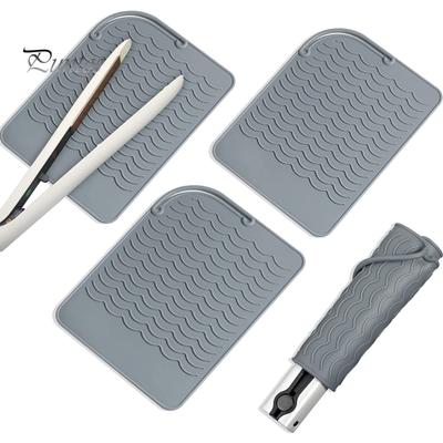 Styling-Werkzeug, hitzebeständige Matte, aufrollbar, faltbar, rutschfest, flach/Lockenstab, Haarglätter, Haar-Werkzeuge, Silikon-Pad, Schutzkissen