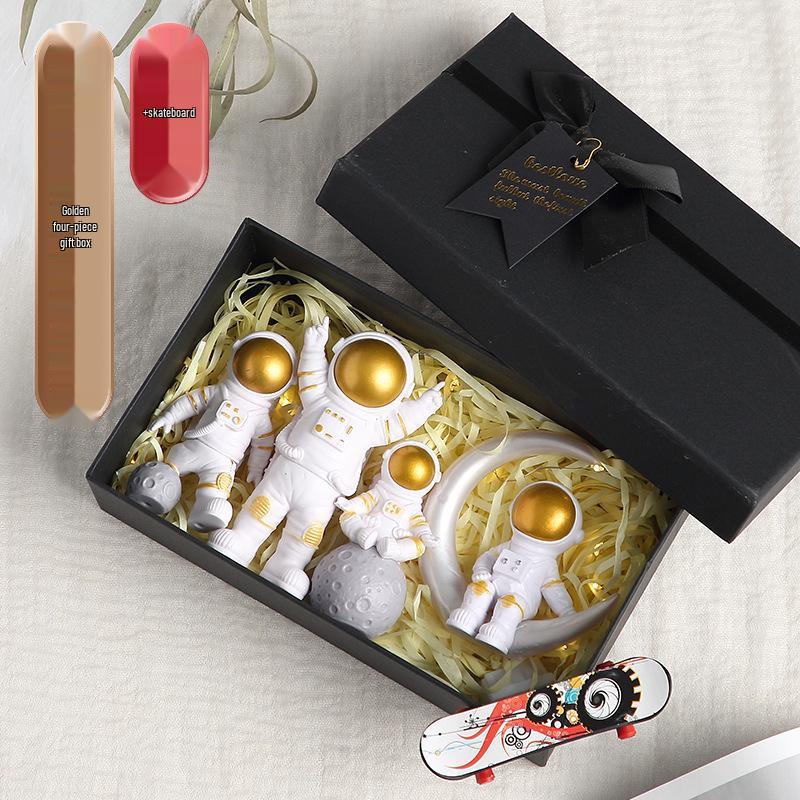 Small Resin Astronaut Figurine - Perfect for Home Decor, Valentine's, or Birthday Gift