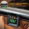 2-in-1 Digital Angle Gauge & Inclinometer – Magnetic Electronic Leveler & Protractor for Woodworking Construction & Machinery