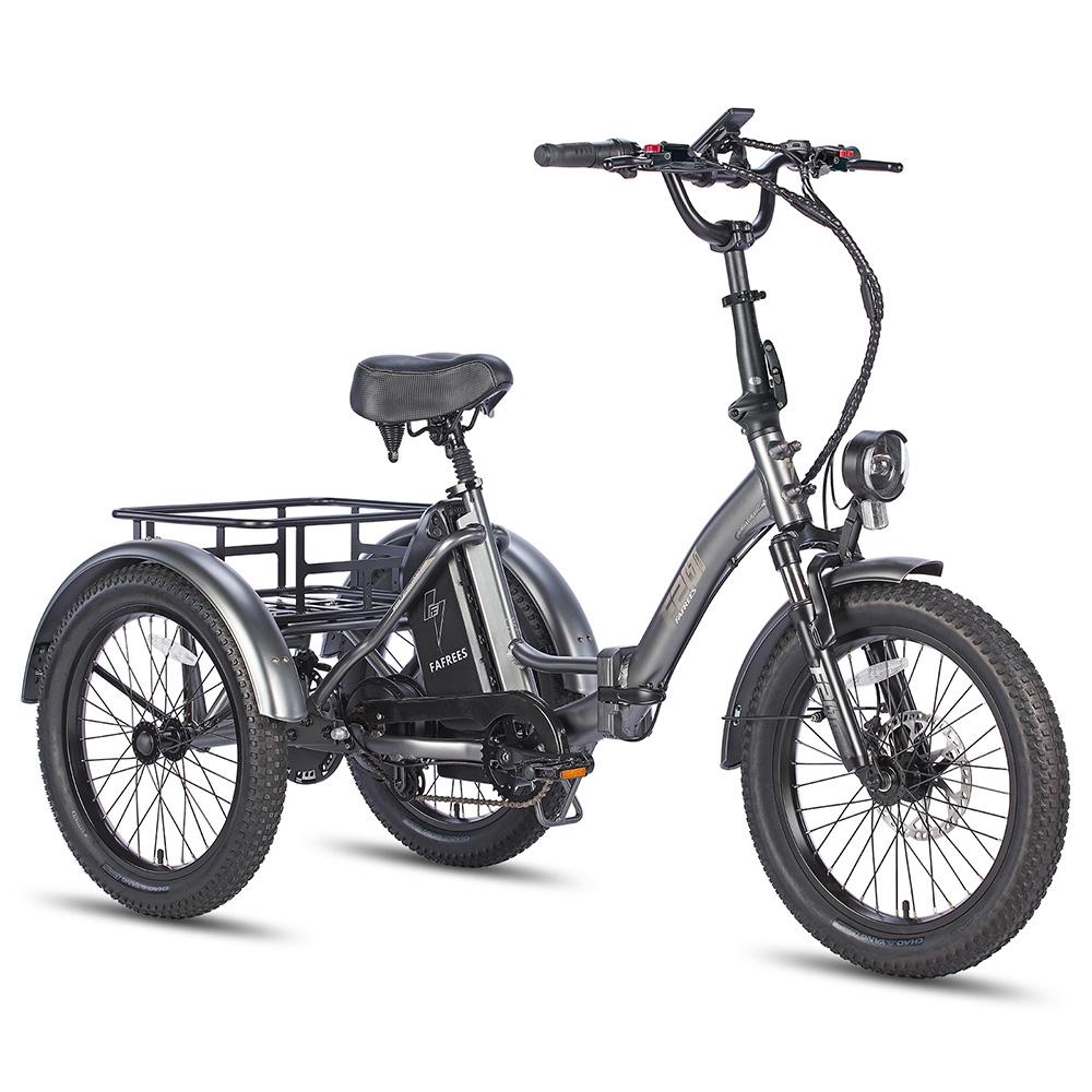 Electric Cargo Bicycle Fafrees 20" F20 Mate 250W Motor Foldable E-Bike Top Speed 25km/h LCD Display 48V 20Ah Dual Hydraulic Brake Max Load 180Kg