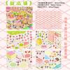 Übergröße Kawaii 3D Inselurlaub Apokalypse Krankenhaus Miniatur-Szenen Aufkleber DIY Scrapbook Stapelbare Landschaftsaufkleber