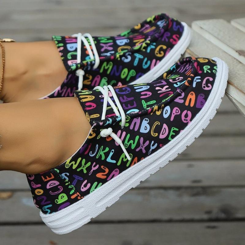 Women Outdoor Sneakers 2024 Autumn Winter New Printed Casual Warm Sneakers Women Flat Cotton Designer Shoes Zapatos De Mujer
