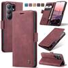 Business Leather Case For Samsung S26 Ultra S25 S24 S23 S22 Ultra Note 20 10 Plus Ultra Cards Solt Wallet Magnet Stand Bag Cover