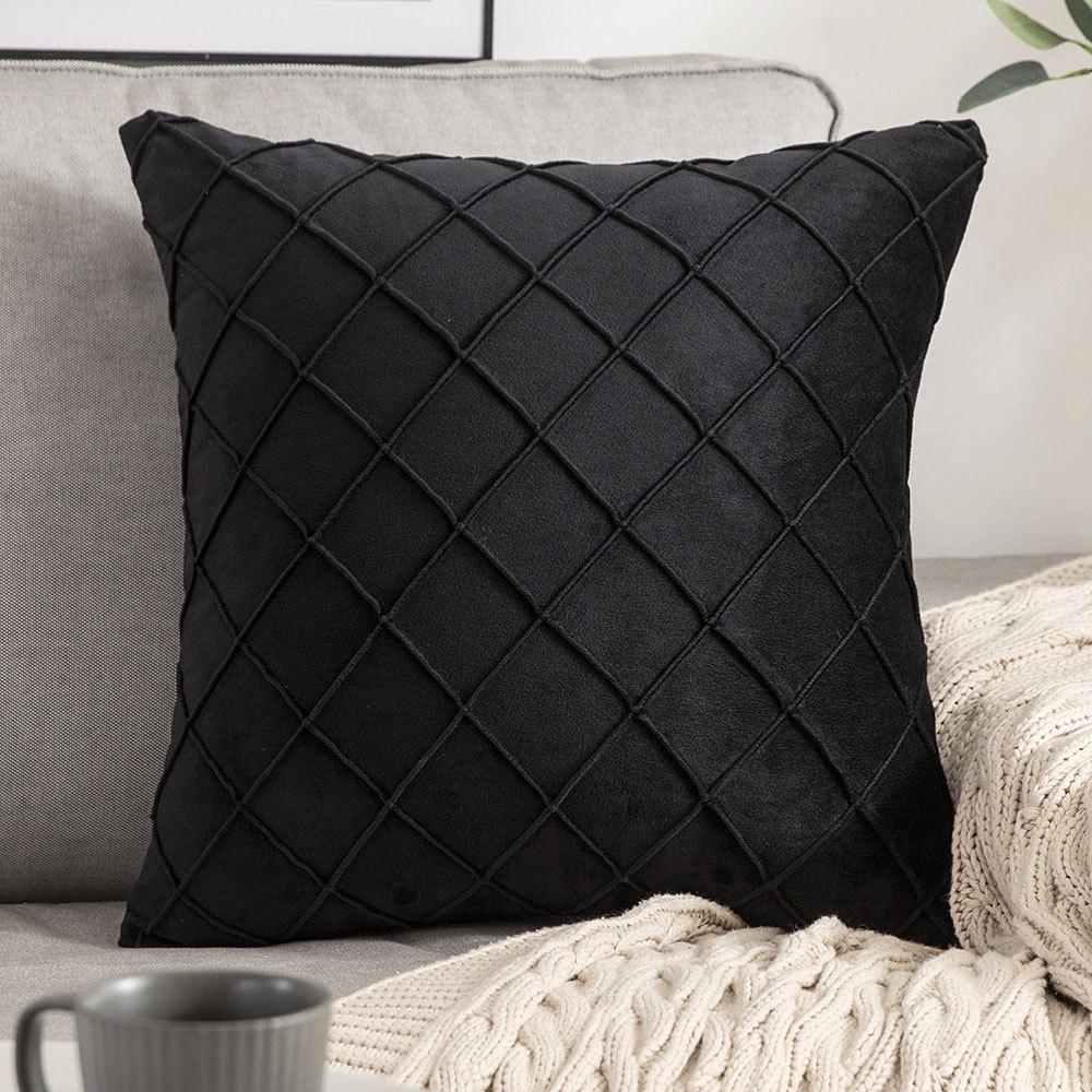 Plaid Velvet Cushion Cover 30x50 45x45cm Decorative Pillow Cover for Sofa Living Room Decor Pillow Case Luxury Cushion