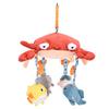 Baby Crib Mobile Baby Bed Rattles Hanging Plush Crab Bell Toys Stroller Pendant for Newborn