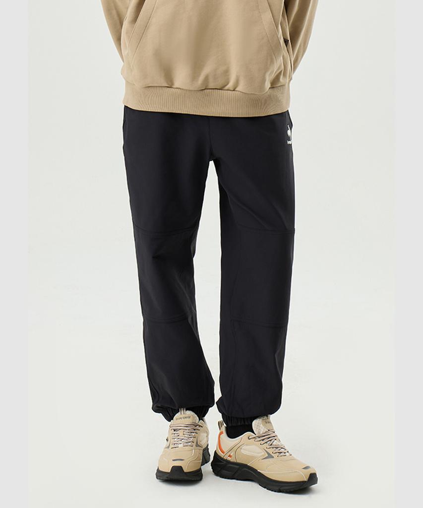 LECOQ Nylon Spandex Brushed Jogger Pants Black (Qp423Cpto1)