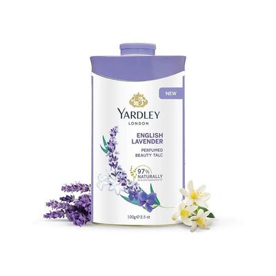Yardley Talkumpuder 100g 1 Packung Englische Lavendel Englische Lavendel Parfümiert Deodorierend