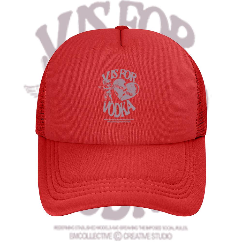 Angel bat broken heart vodka text Baseball Cap Anime Graphic Hats Adult Unisex Women Sports Outdoor