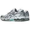 Asics Gel Nimbus 10.1 White Piedmont Grey Aqua Unisex Sneakers 1203A543-105