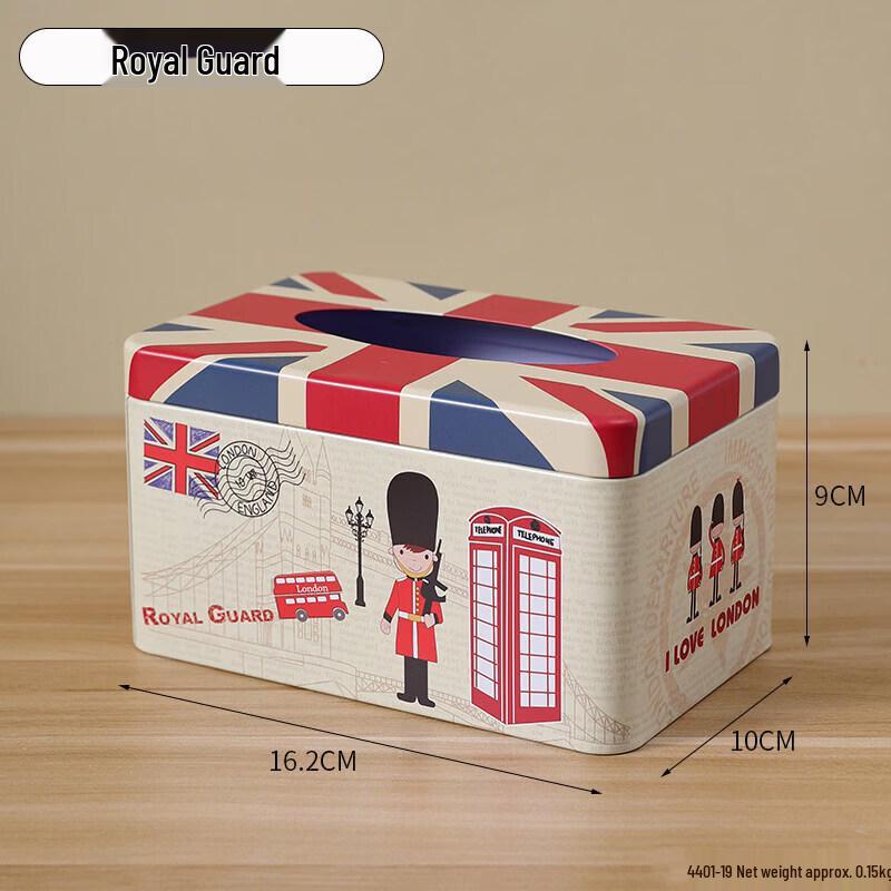 LIEI Creative Light Luxury Desktop Tissue Box