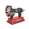 Tr900 Super Turbofan Engine Mini Model Kits Motor Function Electric Buffer 3D Printing Collection Toys For Kids Boys