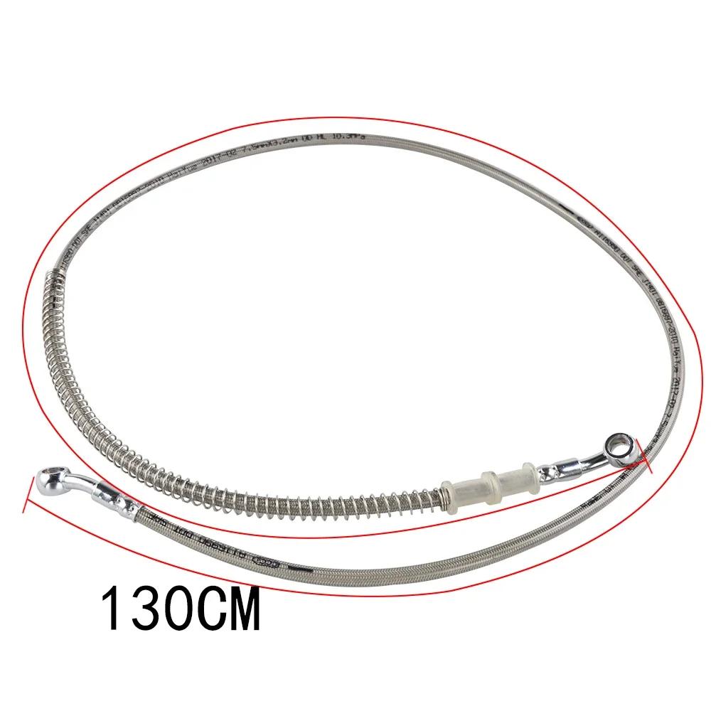 39-140cm Universal Motorcycle Stainless Steel Braided Brake Hose Line Aperture 10mm (M10) Latiguillo Freno Moto