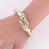 Buntes Emailliertes Armreif Armband Verstellbar Offen Tier Statement Armreif Damen