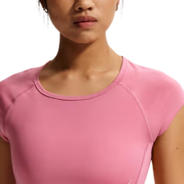 Nike Tempo As W Nk Swoosh Run Round Neck Pullover Comfortable Short Sleeve T-Shirt Women Tops II5520-641