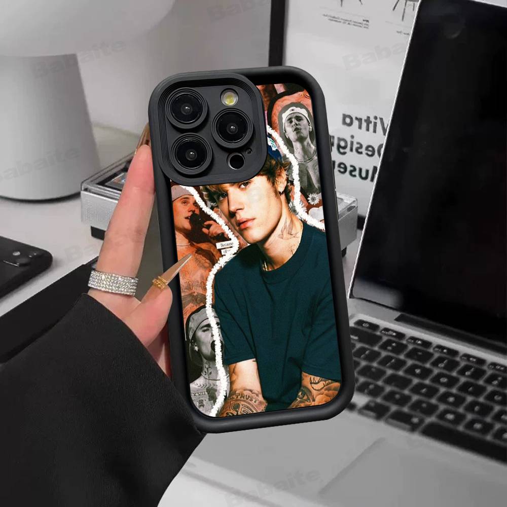 

Чехол для телефона певца Джастина Бибера для iPhone 17 16 15 14 Plus 13 12 11 Pro Max Силиконовый чехол iPhone 16 pro