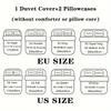 Three-piece Set (1 Quilt Cover + 2 Pillowcases, Coreless) Red Couple Romantic Love Element Printed Bedding Set