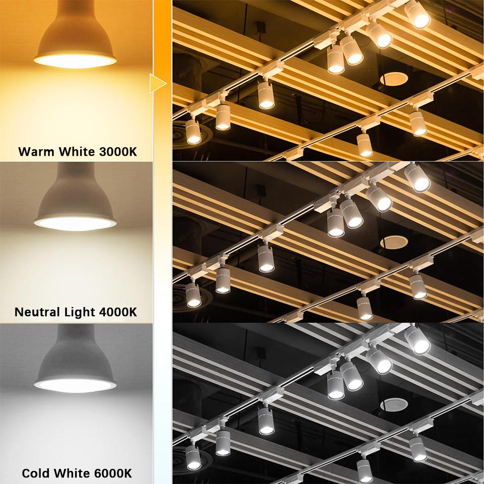 10PCS GU10 LED Light Lamp Spot Light AC220V Dimmable Led Spotlights Energy Saving Bulbs For Living Room Home Decoration Lighting