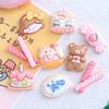 10 Stück Neueste Süße Animation Geburtstagsparty Tier Kuchen Serie Harz Scrapbook DIY Schmuck Haarnadel Zubehör Dekorieren Basteln A86