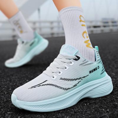 Chaussures pour hommes Baskets en maille de soie de poisson Chaussures d'automne pour hommes Chaussures de course légères Chaussures de couple tendance à semelle souple pour étudiants