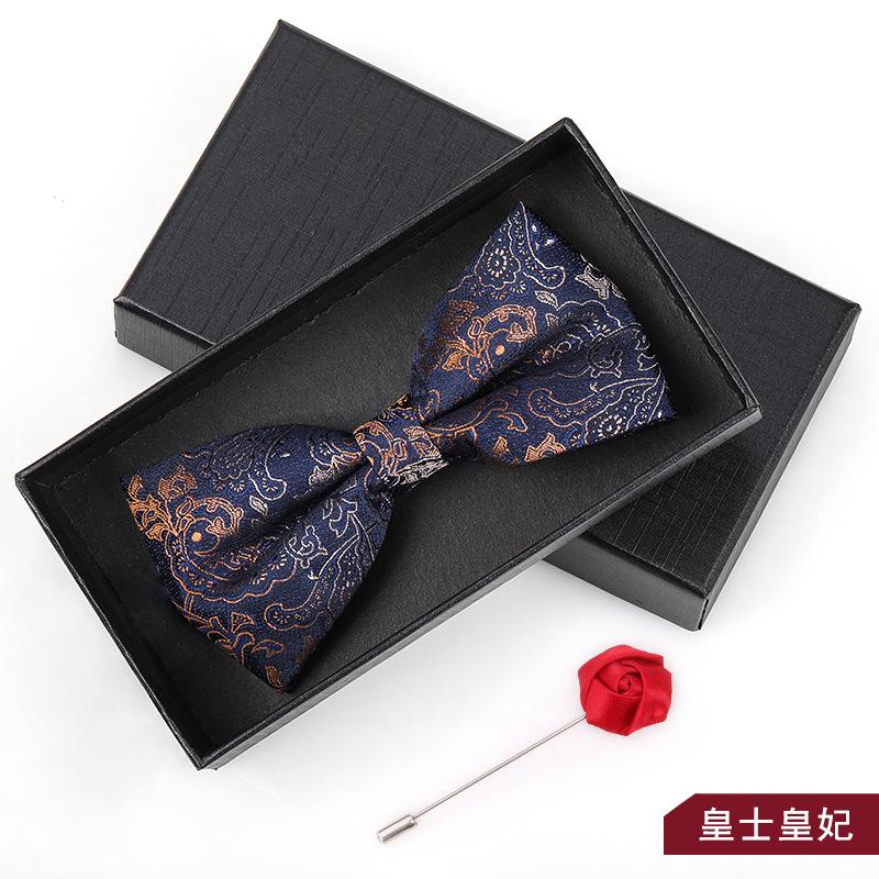 Bow Tie Men'S Wedding Groom Best Man Red Suit Shirt British Brothers Korean Bow Women'S Gift Box