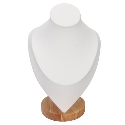 Necklace Display Holder Multipurpose Elegant Wood Jewelry Bust Stand for Home Jewelry Store Trade