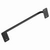 Heavy Carbon Steel Sliding Barn Door Handle Black Reinforced Heavy Duty Door Pull Metal Gate Handle Garages
