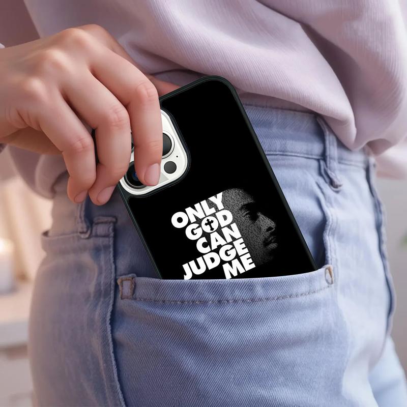 Rapper 2pac Singer Tupac Soft Phone Case For iPhone 17 Air 15 16e 14 13 Pro Max Coque 12 11 Pro Max PLUS Cover