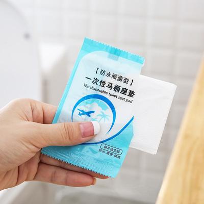 50 Adet Seyahat Tek Kullanımlık Klozet Kapağı Su Geçirmez Tuvalet Pedi Kamp Otel Banyo Aksesuarları