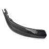 Left Inner Door Pull Handle Trim Cover Fit for BMW X3 X4 F25 F26 2010 2011 2012 2013 2014 2015 2016 2017 Carbon Fiber Style
