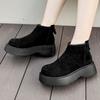 Fashion Platform Women Suede Short Boots Fashion Classical Winter New Shoes 2025 Designer Elegant Ankle Snow Boots Casual Cozy Zapatos